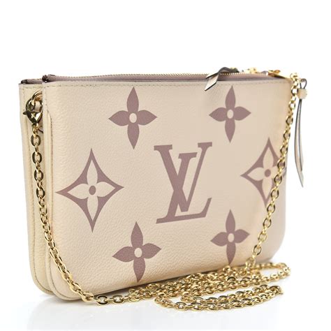 large louis vuitton double zip styles|louis vuitton monogram pochette.